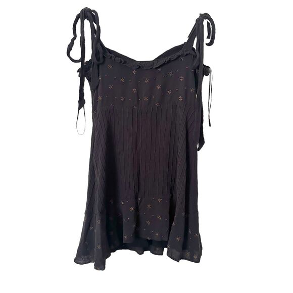 STEVIE MAY Celeste Star Embroidered Mini Dress Sz Medium - Picture 4 of 6